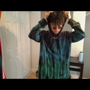 Vintage tie dye hoodie / vintage hoodie